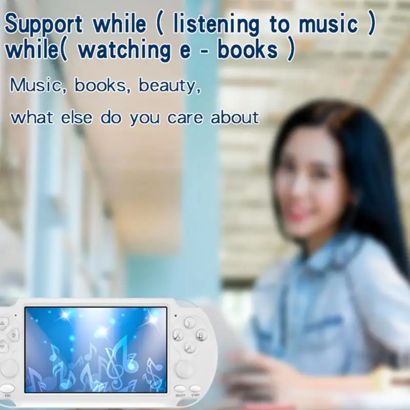 X9-S Portable Retro Handheld Game Console Portable 5.1-inch Video children's Games Player With Camera Mp4 Player Support TF Card