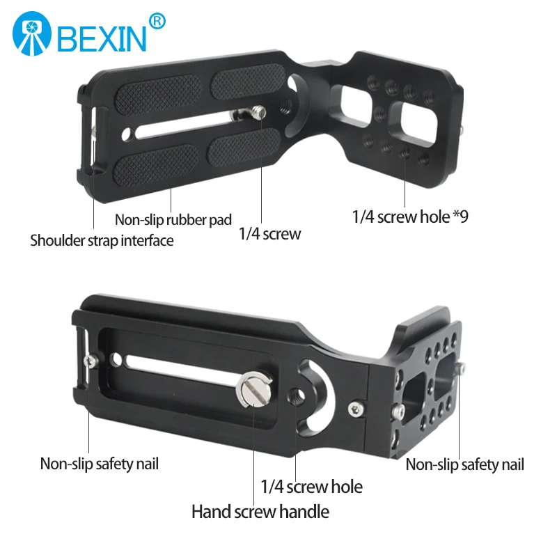 BEXIN Quick Release L Plate Camera Bracket Holder Camera L Plate for Nikon Canon Sony Fujifilm Camera Photo Studio Accessory