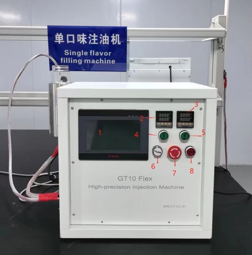 Small Scale Filler Device Disposable Thread Vap Thick Oil Liquid Automatic Filling Machine Accessories