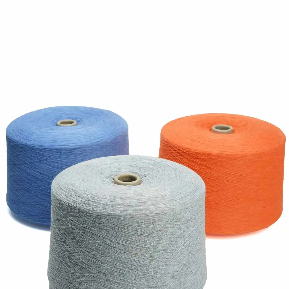 TC 70/30 60/40 Polyester Cotton Yarn Recycled Blended Yarn for Knitting