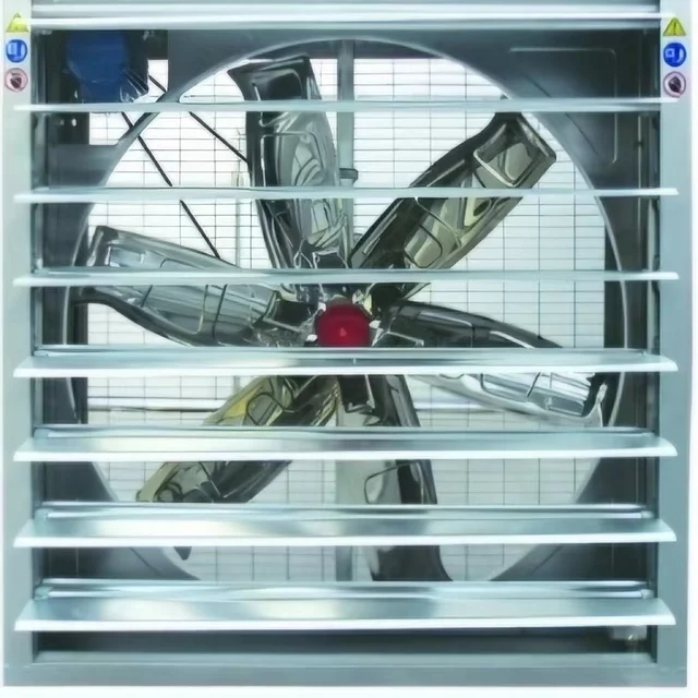 Poultry Farm exhaust fan refrigeration equipment type for heavy hammer weight balance type fan