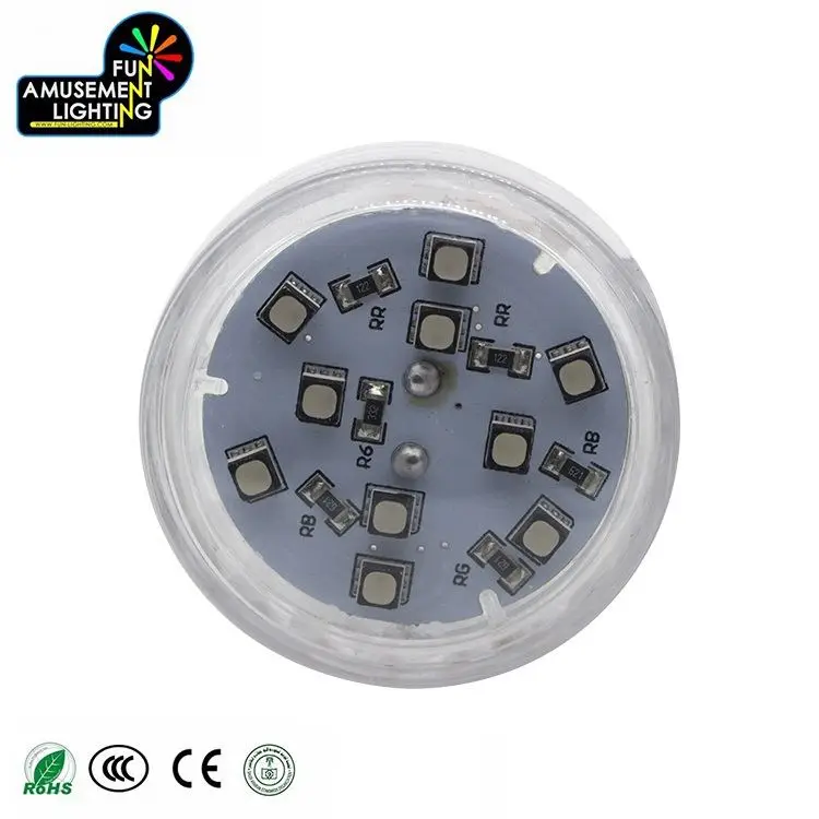 IP65 Programmable 2W E14 AC24 RGB LED Cabochon Light Fun Amusement Lamp