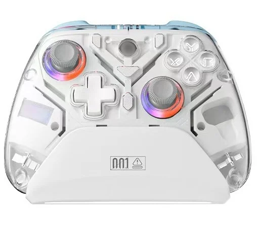 ABS Wireless Gamepad Motion Sensing Vibration Rapid Fire Back Buttons Transparent PC For Nintendo Switch Lite Oled 2 Game