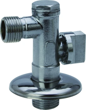 Brass  Angle Valve with Filter With Nut