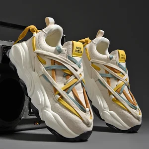 2023 New All-match Daddy Shoes Fashion Unisex Thick-soled Trendy Shoes Casual Sports Men's Casual Shoes