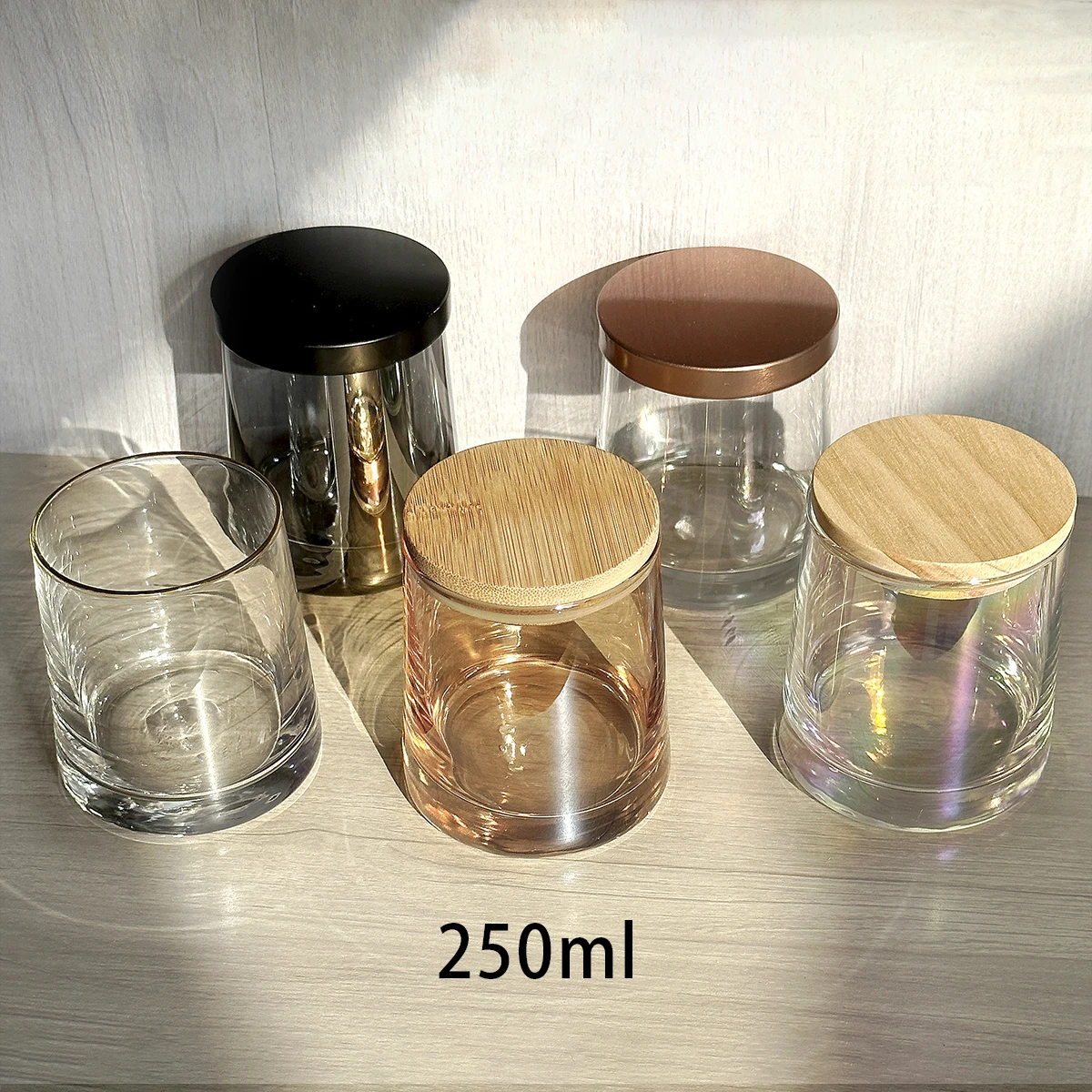 Empty Candle Holders 7oz 10oz 14oz Matte Round Bottom Glass Candle Jars  with Lids - China 7oz 10oz 14oz Frosted Candle Jar with Box and Soy Wax  Hurricane Floating Candle Holder price