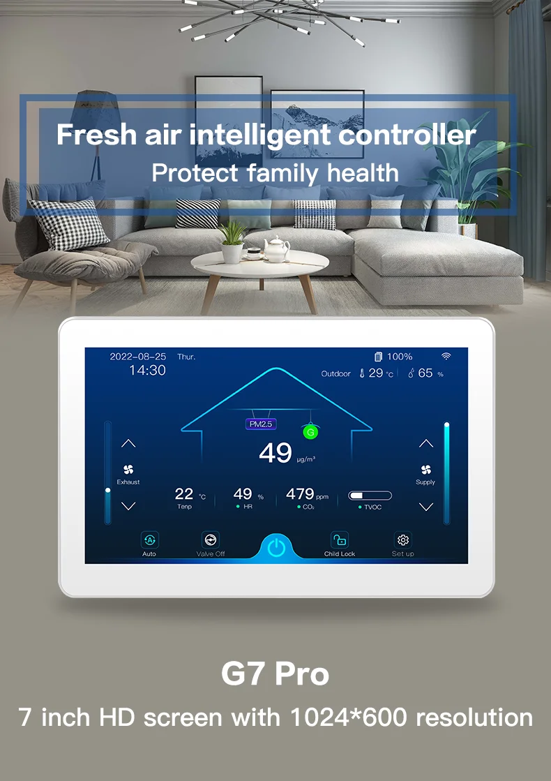 Hrv Erv Mvhr Electricity System Switch Controller Smart Home Tuya Wifi