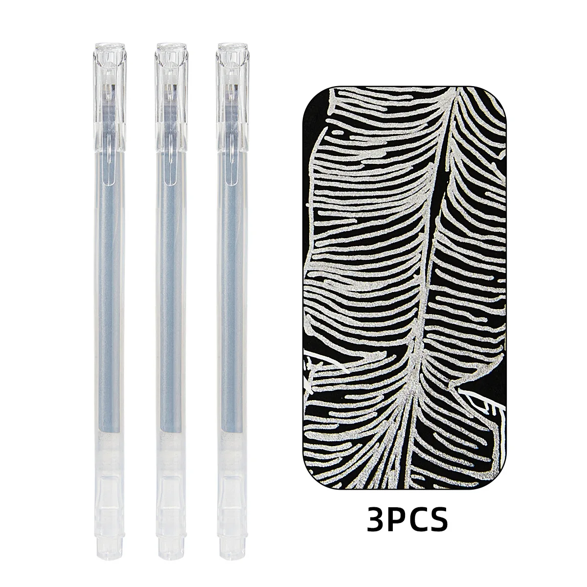 Classic 0.5mm Gel Ink Pens Bright White Highlight Marker Set_voghion.com