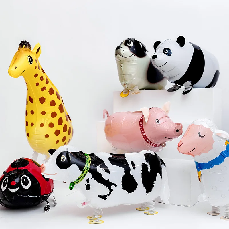 Wholesale Walking Animal Balloons Happy Birthday Party Kids Toys Animal ...