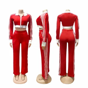 Dropshipping Wholesale Clothing Two Piece Tracksuits Jogging Wear S-2XL Gym Sports Women's Sets