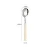 Beige-round spoon