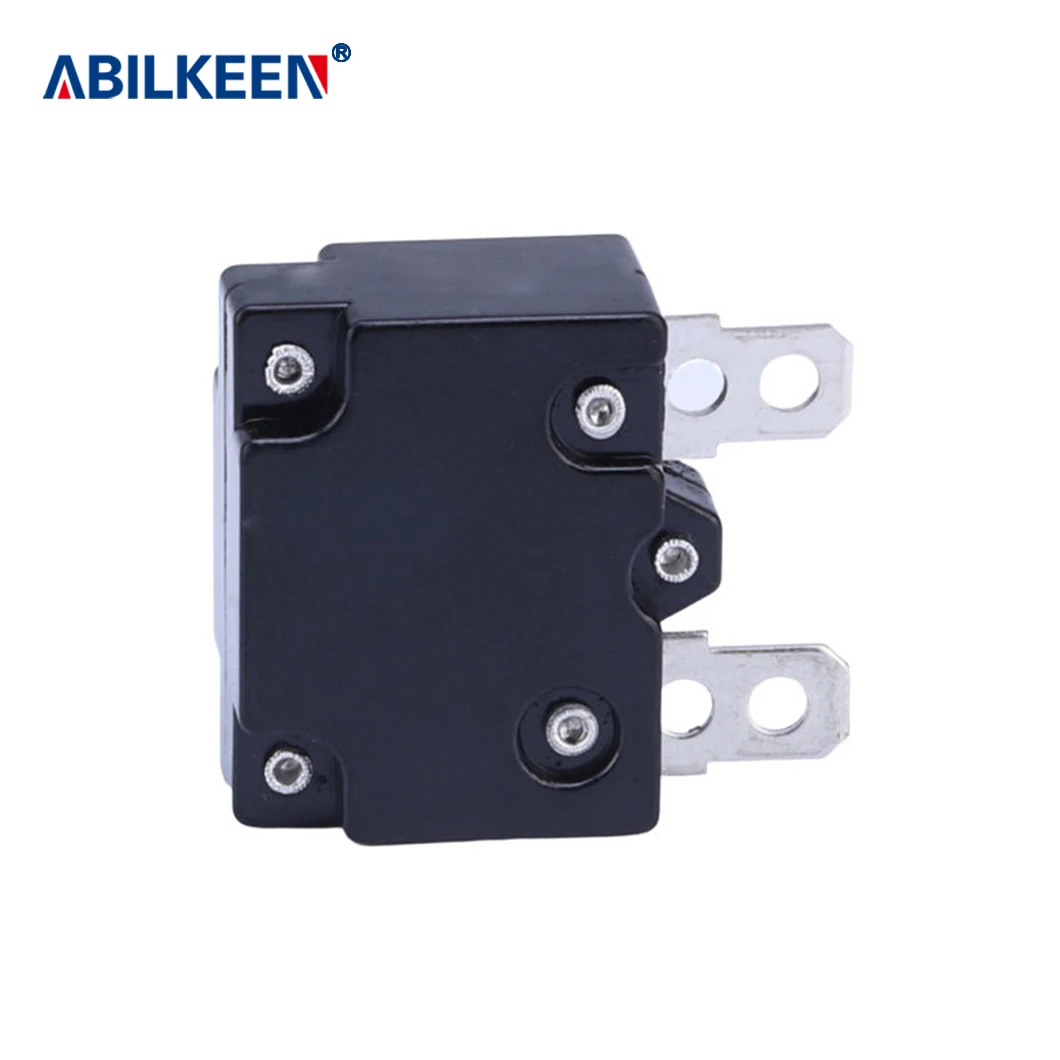 Electric Motor Overload Reset Switch 5A 10A 15A 20A 25A 30A 2 Pins Terminal Automatic Circuit Breaker