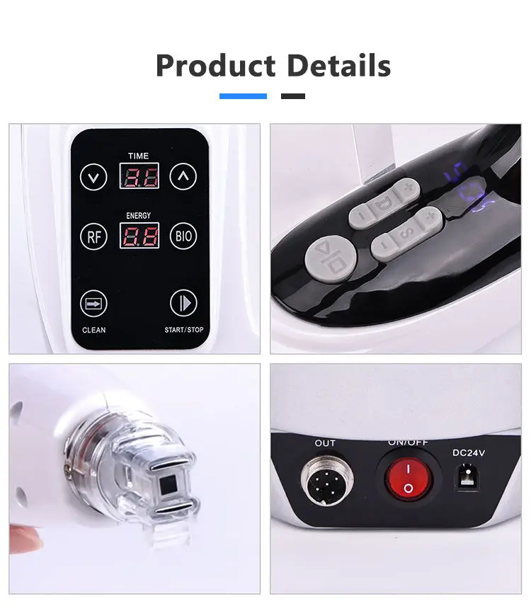 Ems Electric Face Massager Radio Frequency Microneedle Machine Rf No ...