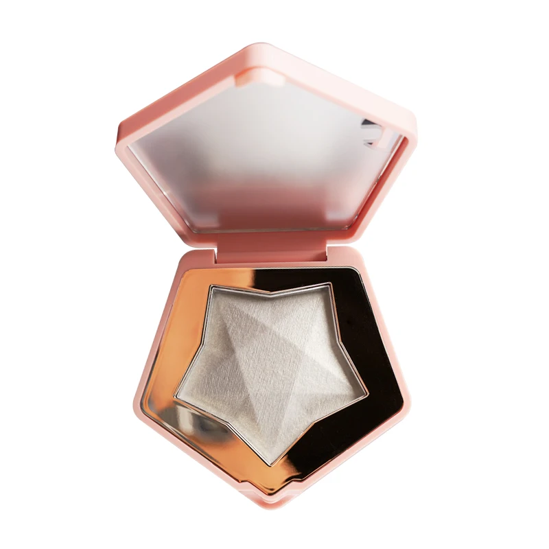 Custom Loose Pressed Pigmented Highlighter Private Label Makeup Highlight Powder Liquid Cosmetic Highlighters No Logo