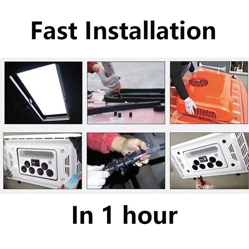 Hftm 48v Rv Air Conditioner 1800w/2400w Rvp 8000 Series Air Conditioner