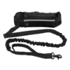 Black - Sports Waist Bag with Traction Strap
