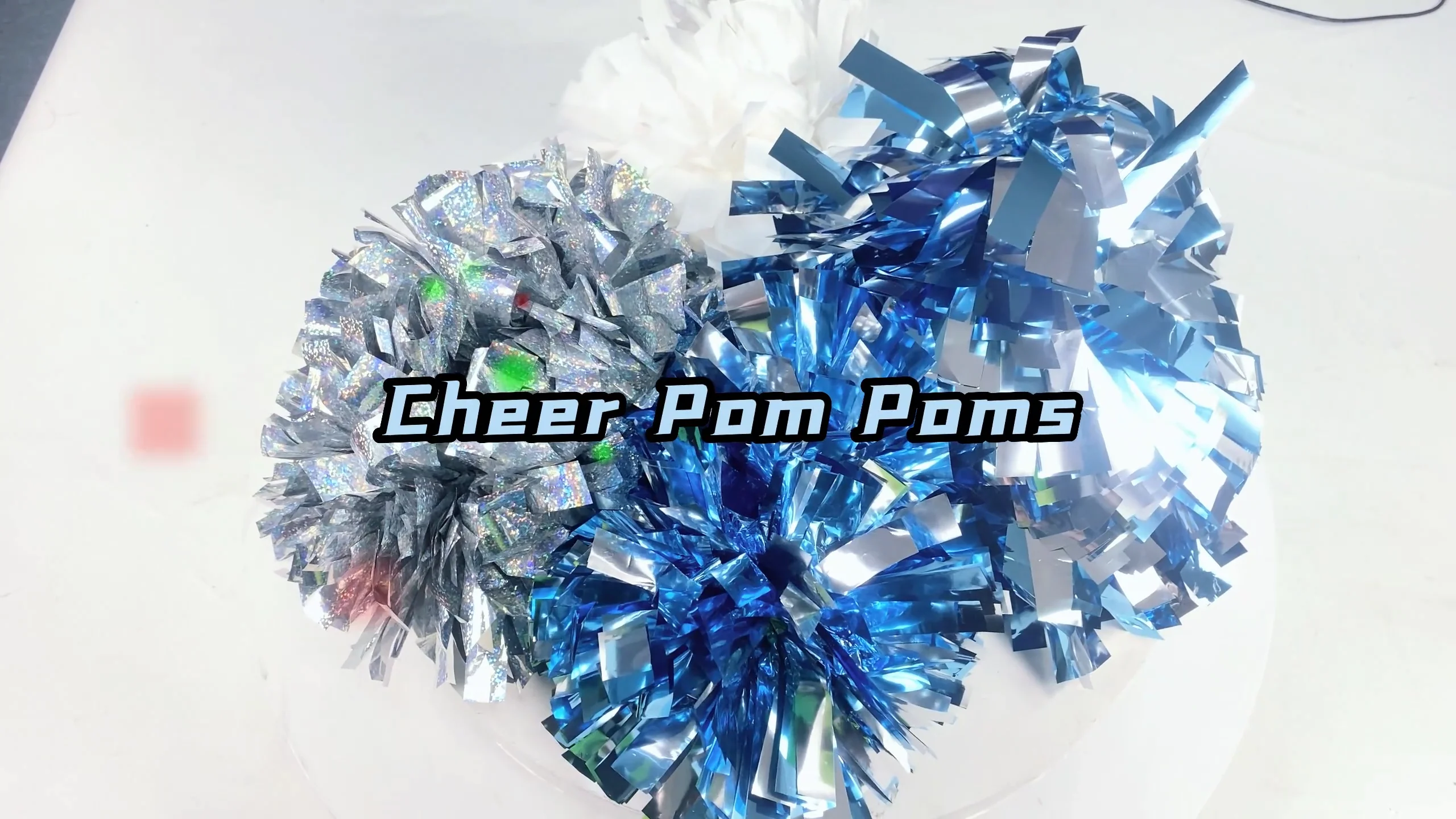 Normzl Custom Design Majorette Mix Metallic Holographic Plastic Cheer