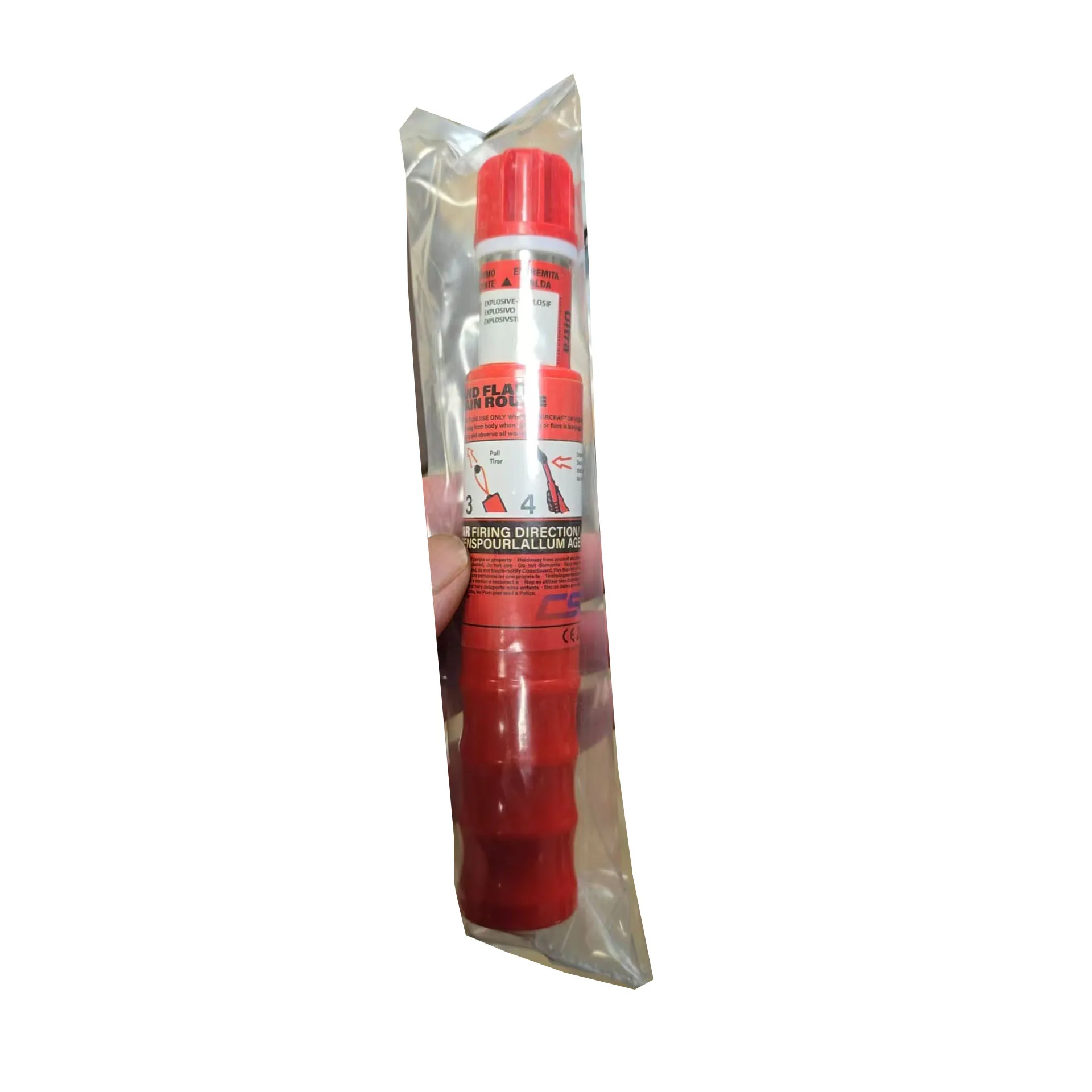 Red Flame Handle Fireworks Colorful Display Product Type Firecrackers & Fireworks