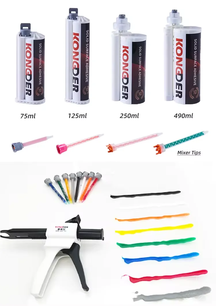 50ml Cartridge Solid Surface Acrylic Adhesive. Highstrength Low Price