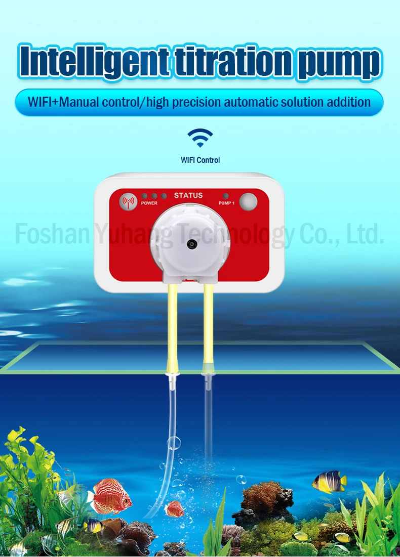 Jecod Eco-Friendly Lightweight Four-Head Aquarium Drip Pump 200ml Ultra-Quiet Energy-Saving WIFI+APP Control 110-240V DC Box product detail 2