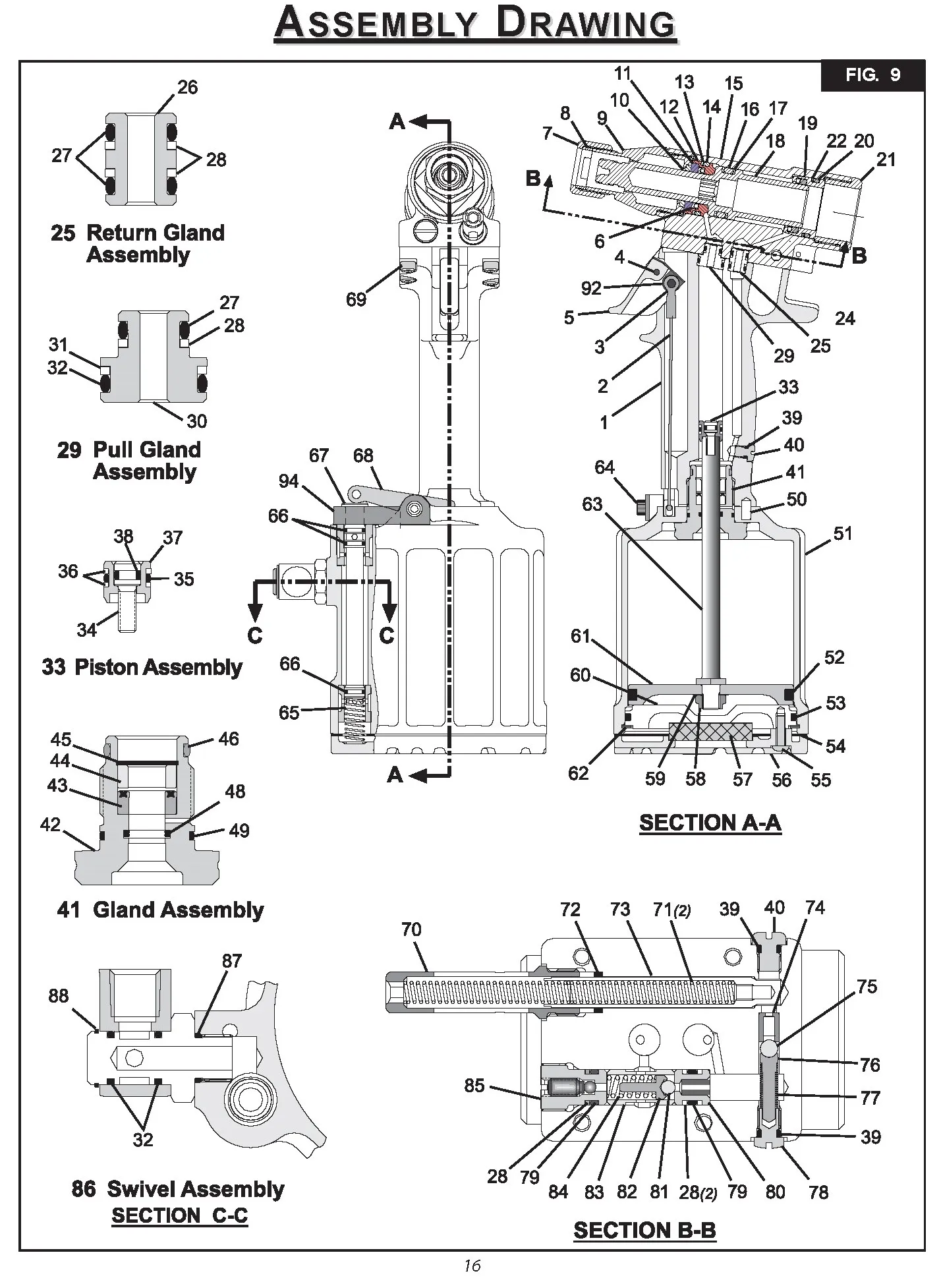 Pneumatic Hydraulic Gun For 6.4x14/20mm Huck Rivet Chinese Industrial