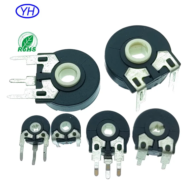 PC16SH10IP06201A2020TA PIHER - Potentiometer: Shaft | 200; 200mW; THT; 6mm; Plastic; Mono