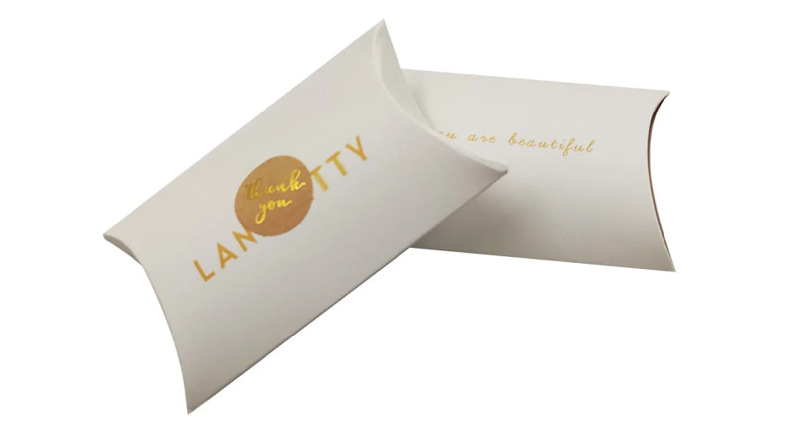 Customized Pillow Box Packaging Custom Boxes Cardboard Gift Candy