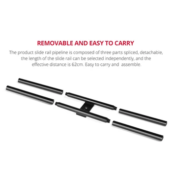 YELANGU L60E SLR Camera Phone Slider Video Recording Electric Track Sliding Rail detail image