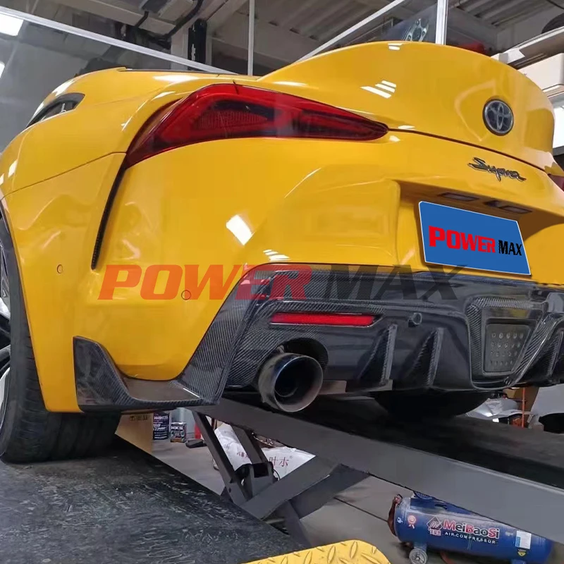 REAR BUMPER LIP CARBON FIBER REAR DIFFUSER for SUPRA A90 A91 MK5 SEIBON ...