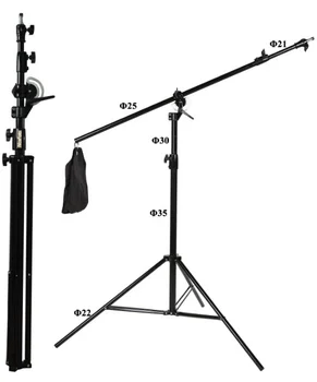 NiceFoto LS-16 Professional 2 in 1 Photo Studio Accessories Ring Video Light and Softbox Tripod Stand detail image