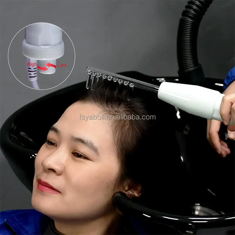 Portable 5-in-1 High Frequency Scalp Analyzer & HD Detector Ozone Therapy Hair Growth Massage Device for Salon & Home Use