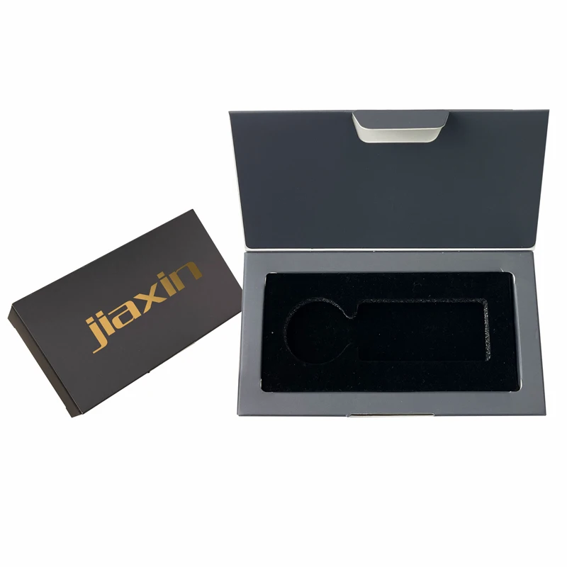 Custom Small Cardboard Paper Key Chain Gift Box Keychain Packing