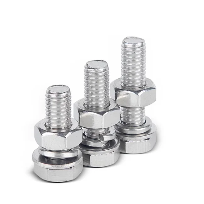 product custom fastener stainless steel hex bolt nut and washer din933 din931 hex bolt nut and washer-62