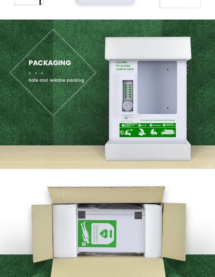 WAP-812-M3K WAP-Health metal aed difibrillator cabinet