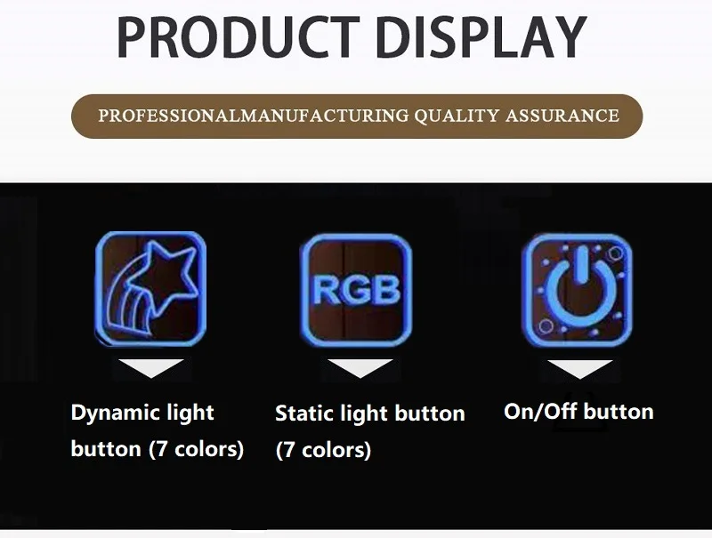 Rgb Touch Switch Dc12V 5A Triple Bond Touch Dimmer Control Switch Led Light Mirror Touch Sensor Switch details