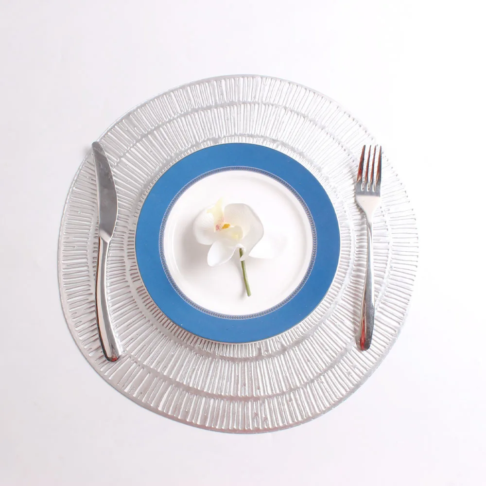 pvc 11 colors elegant placemat pad