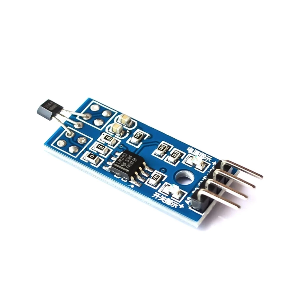 LM393 3144 Hall Sensor Module Hall Effect Sensor for Speed Counter Hall Effect Position Sensor