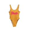 Orange-hot pink bride