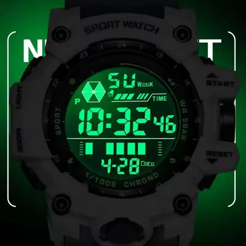 Orologio Analogico-digitale Sportivo – Impermeabile, Doppio Display, Luminoso, Per Uomo E Donna