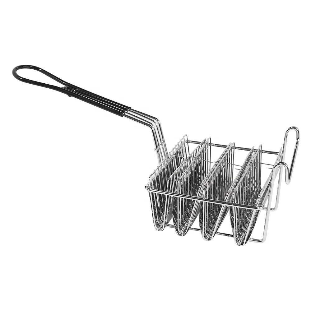 4 6 8 стеллажи для выставки товаров Taco корзина раковины картофеля фри в виде корзинок из нержавеющей стали фритюрница Тако держатель с ручкой буррито и лепешки