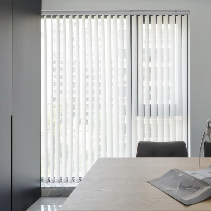 Modern Design Electric Motorize Curve Blinds Wave Track Vertical Blinds Light Luxury Dream Blinds