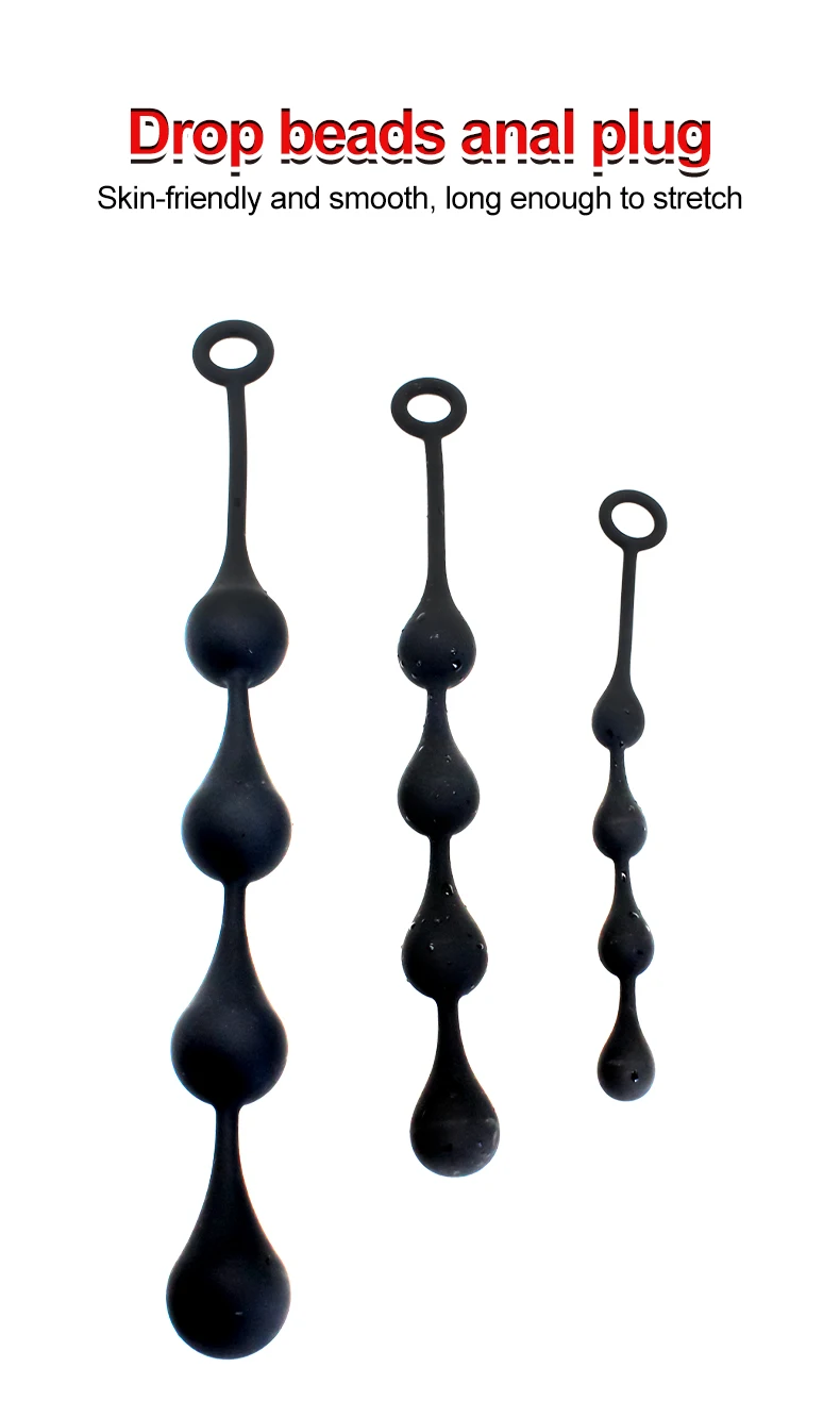 Inflatable Anal Beads Plug - Waterproof Sex Toy for Men