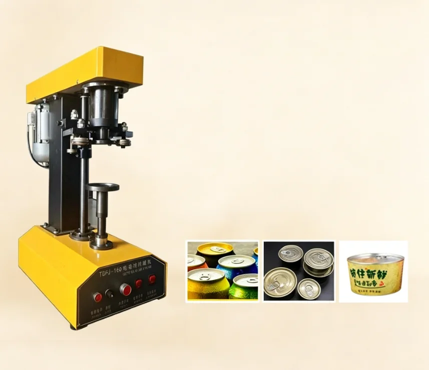 TEBAK Electric Tin Can Sealer Automatic | TEBAK Industrial Can Sealing Equipment for Beverage & Sauce Production