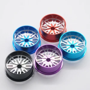 Customized Precision CNC Machined Stainless Steel Wheel Rims Forged Aluminum Alloy Mini Model Car Motorcycle Wheel Hubs