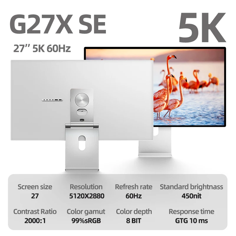 Kuycon G27x-Se 5120x2880 Curved Monitor - 5k 60hz IPS Panel
