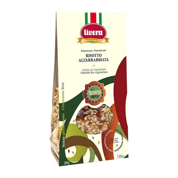 Italian Livera Rice With Pepper All’Arrabbiata Easy Risotto Instant Rice