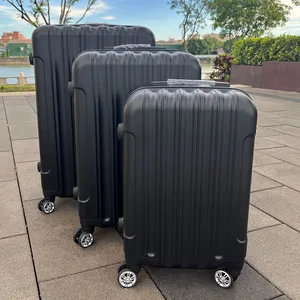 Manufacturer's 24-Inch ABS Carry-On Suitcase Customs Lock Silent 20-Inch Trolley Wheels Universal Durable Polyester Bag