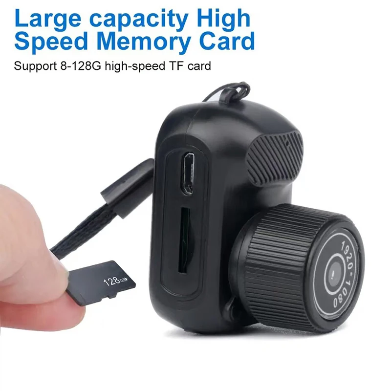 Trending New Small Pocket Camcorder HD Video Recorder Webcam 1080P Digital Kids Camera for Travel Cute Mini DV Security Camera