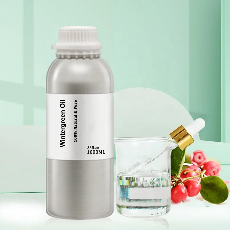 Shop 500ml 100% Pure Bulk Wintergreen Essential Oil Aromatherapy Diffuser Wintergreen Gaultheria Oil-Detailed Image 3