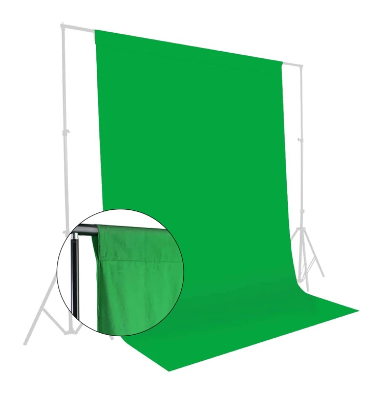 Cotton Fabric Green Screen Muslin Background Video Photography Props